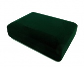 Футляр зеленый под комплект (серьги, кольцо, подвеска, колье)